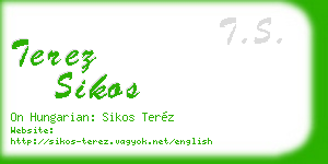 terez sikos business card